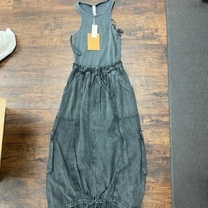 Anthropologie dress black xxs